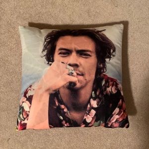 harry styles pillow, very slightly used!